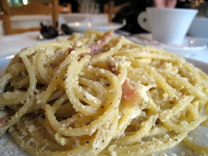 Spaghetti Ala Carbonara Spaghetti Ala Carbonara