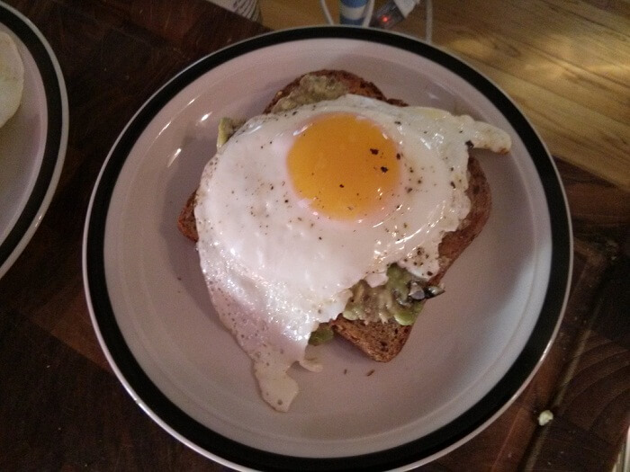 Avocado Toast With Egg