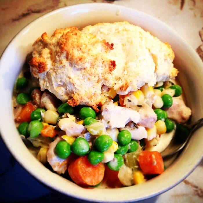 Creamy Chicken With Fresh Biscuits