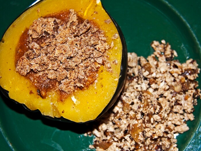 Acorn Squash Stuffed With Tofu