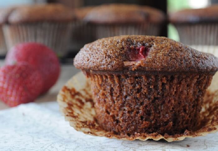 Strawberry-Chocolate Delicious Muffins