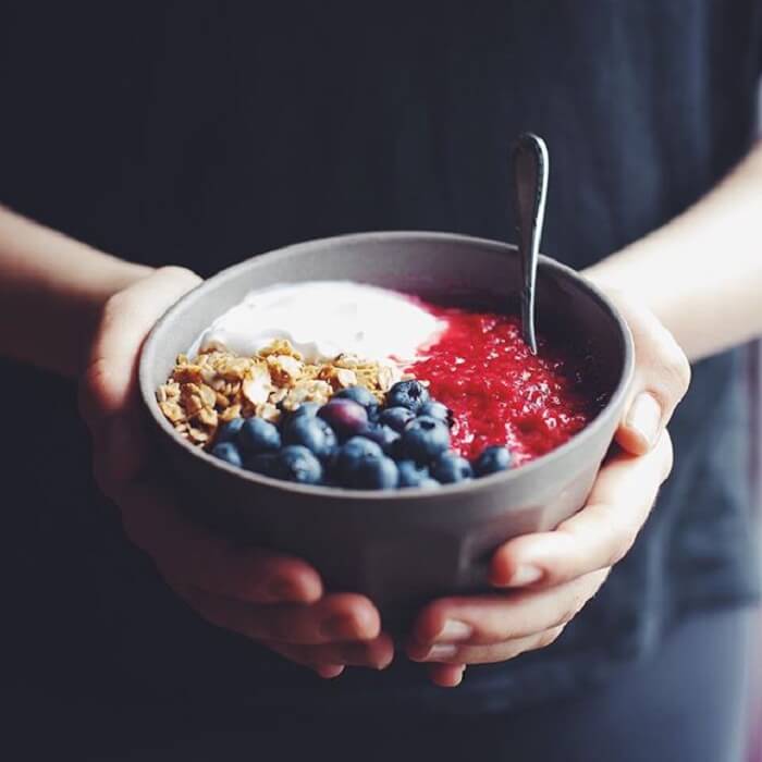 Raspberry And Fruit Breakfast Bowl