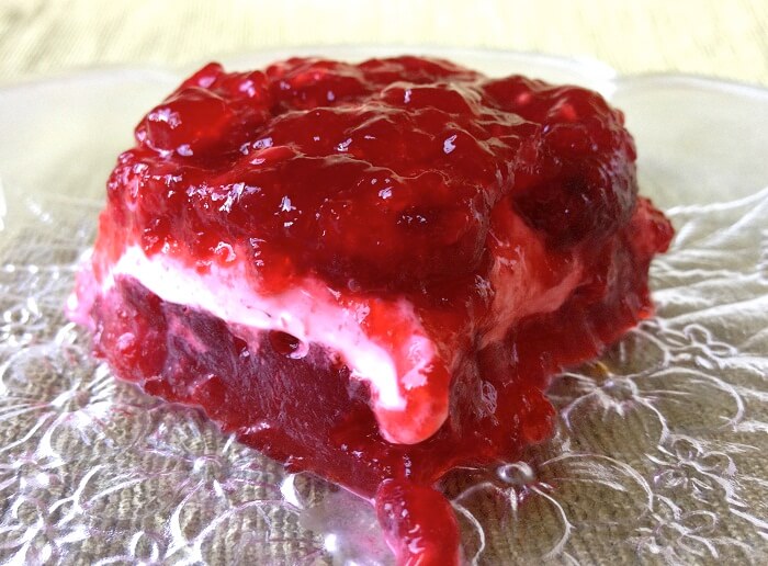 Berries, Cream, And Jello Salad