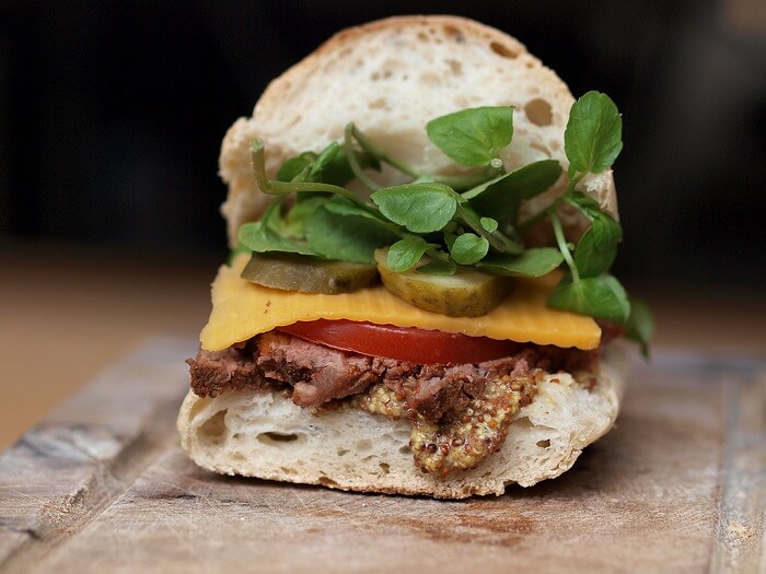 Roasted Beef Finger Sandwiches