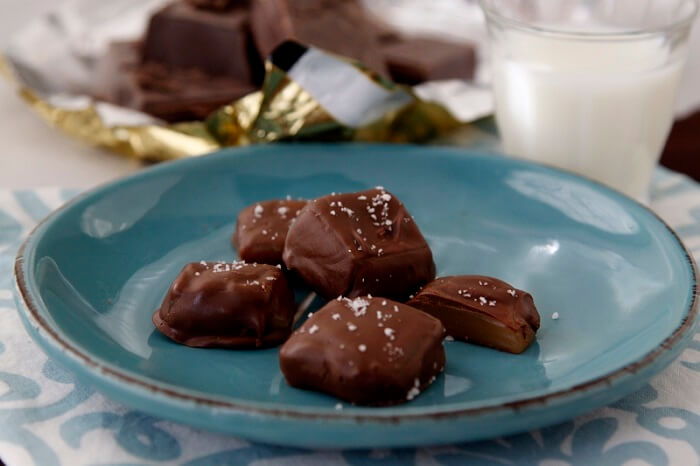 Minty Caramels