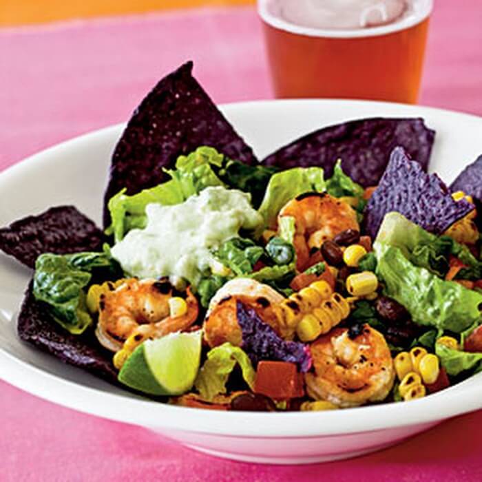 Shrimp Taco Salad Southwestern-Style