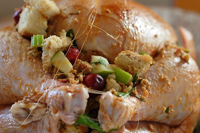 Cranberry, Apple, And Sausage Stuffing