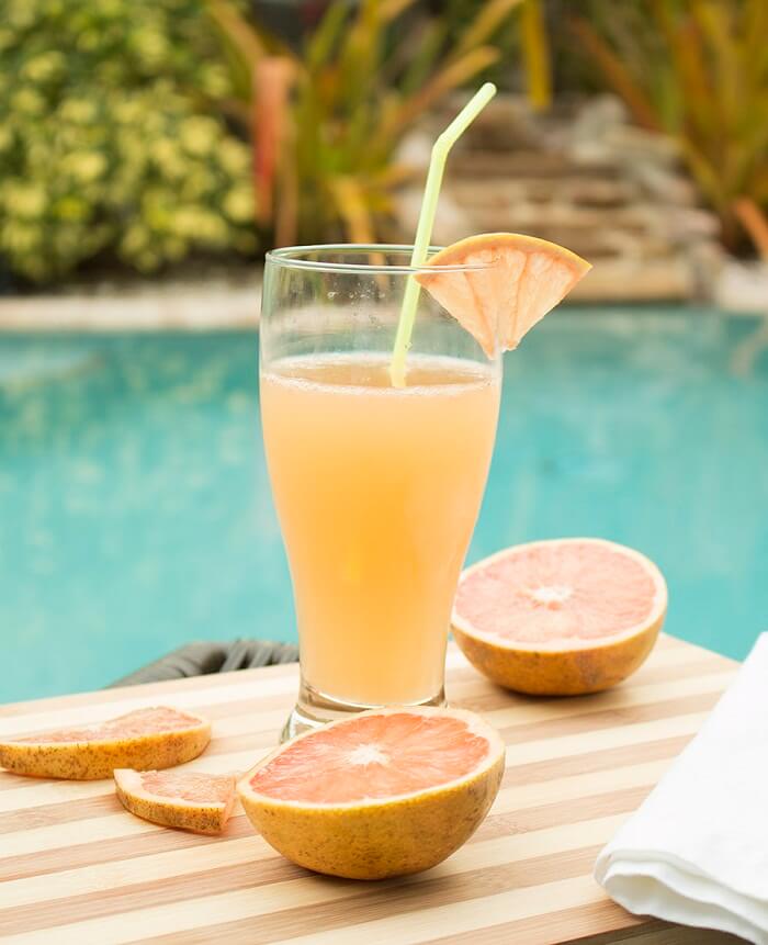 Tangy Grapefruit And Beer Drink