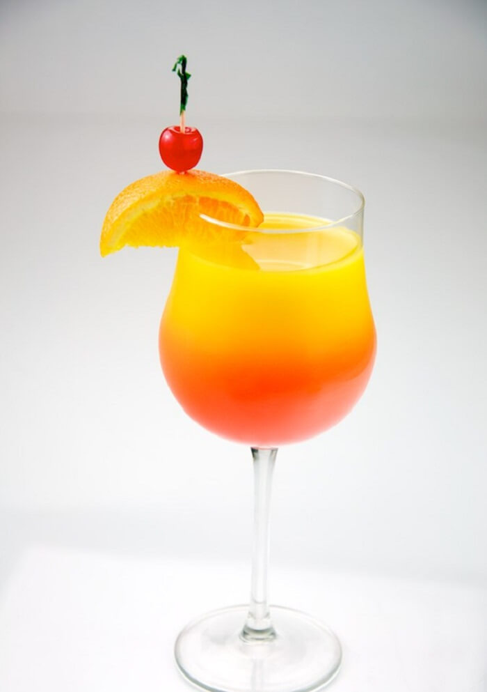 Orange-Cherry Cocktail