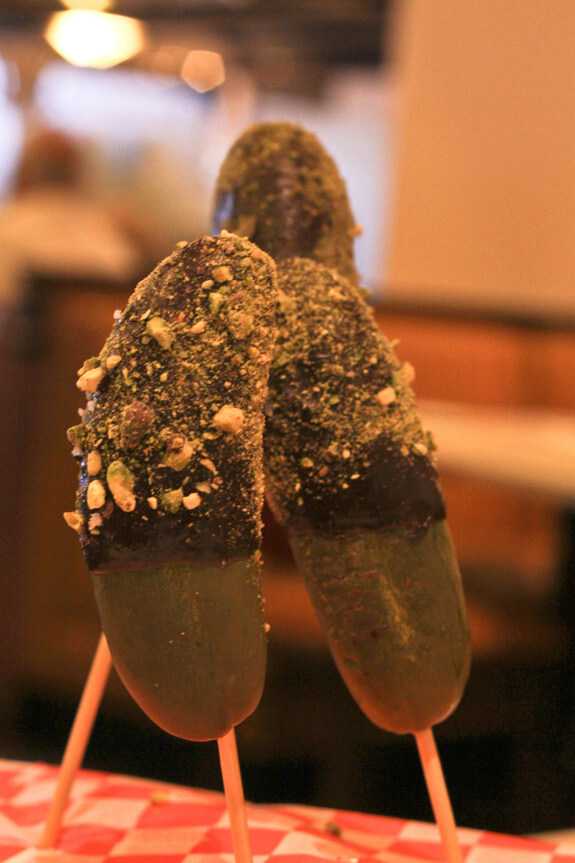 Chocolate-Covered Pickles Chocolate-Covered Pickles