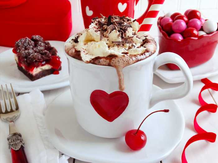 Maraschino Cherry Juice in hot chocolate