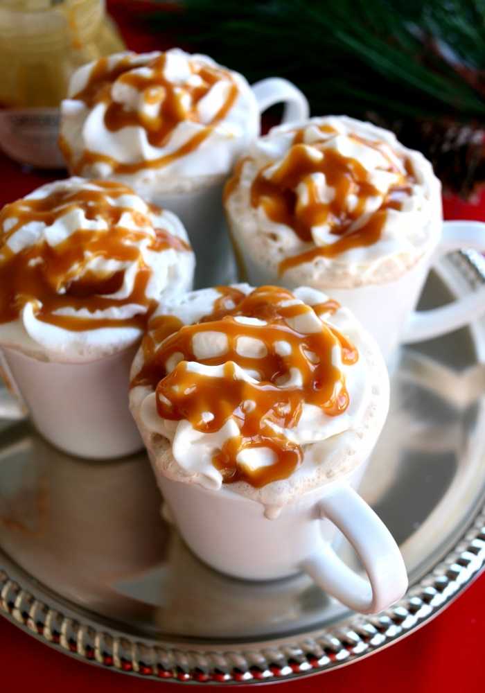 Salted Caramel in hot chocolate