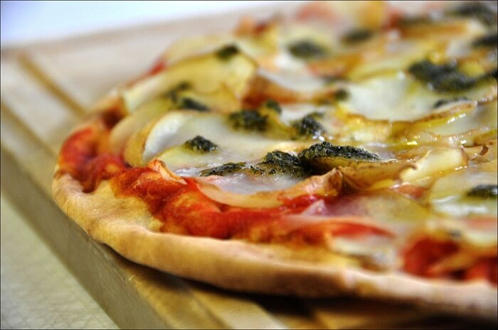 Flatbread Breakfast Pizza Flatbread Breakfast Pizza