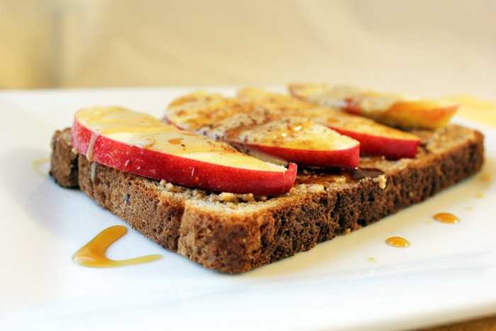 Toasted Apple On Toast