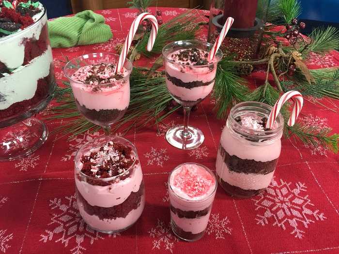 Cheesecake Trifle With A Minty Twist Cheesecake Trifle With A Minty Twist