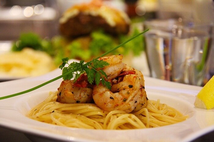 Curried Prawn Sauce With Spaghetti Pasta Curried Prawn Sauce With Spaghetti Pasta