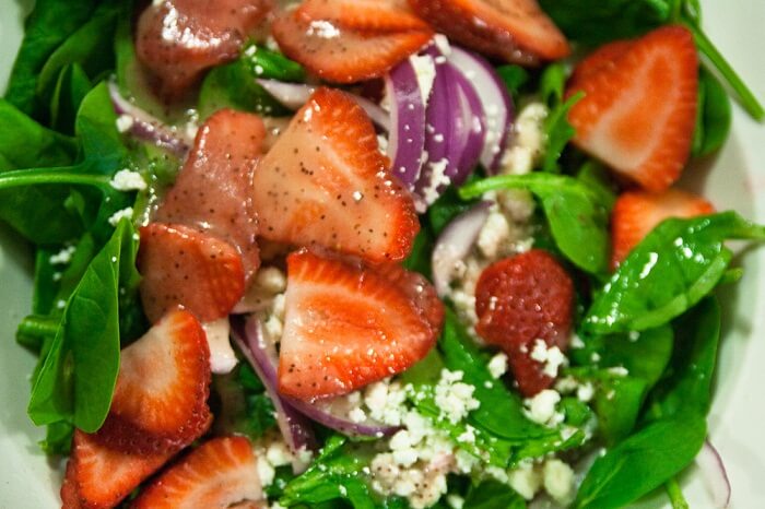 Spinach And Strawberry Salad Spinach And Strawberry Salad