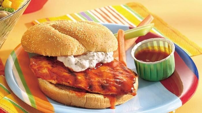 Grilled Buffalo Chicken Sandwiches Grilled Buffalo Chicken Sandwiches