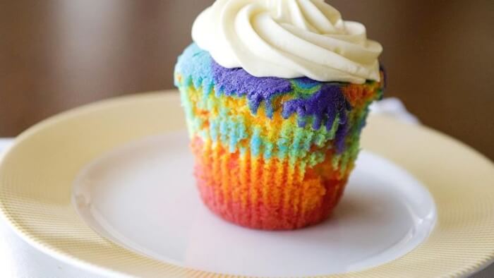 Rainbow Cupcakes