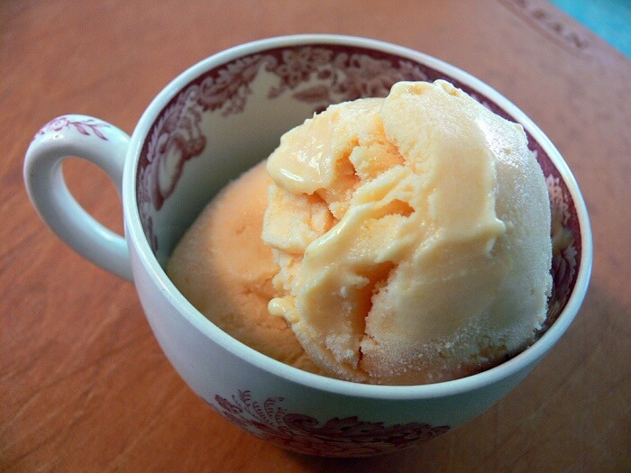 Peach Frozen Yogurt