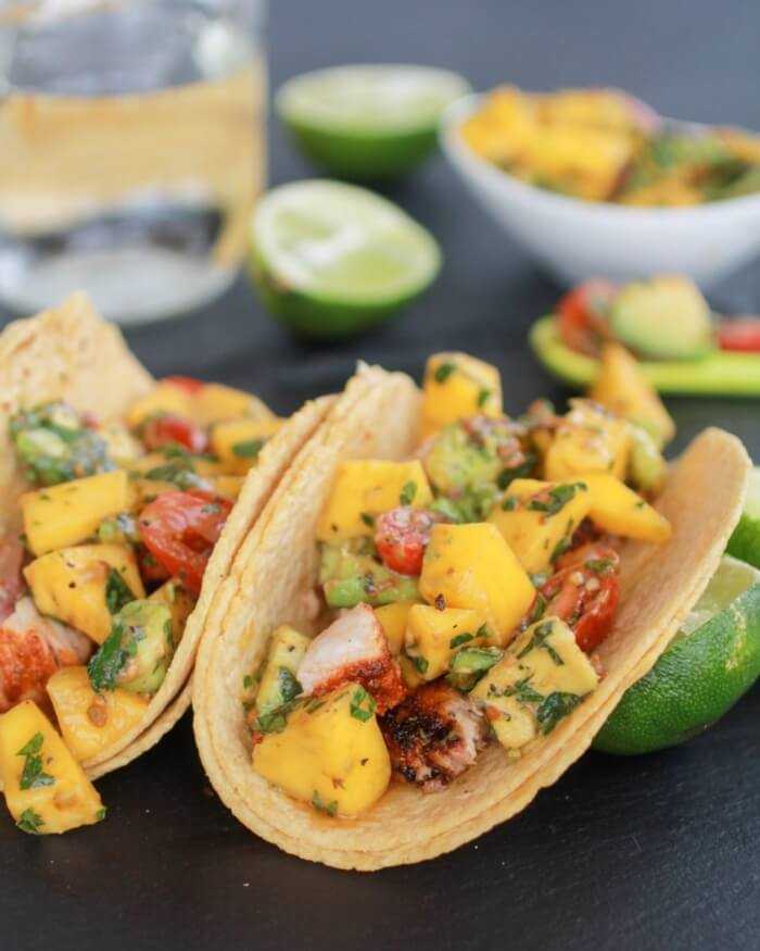 Fish Tacos With Mango Salsa