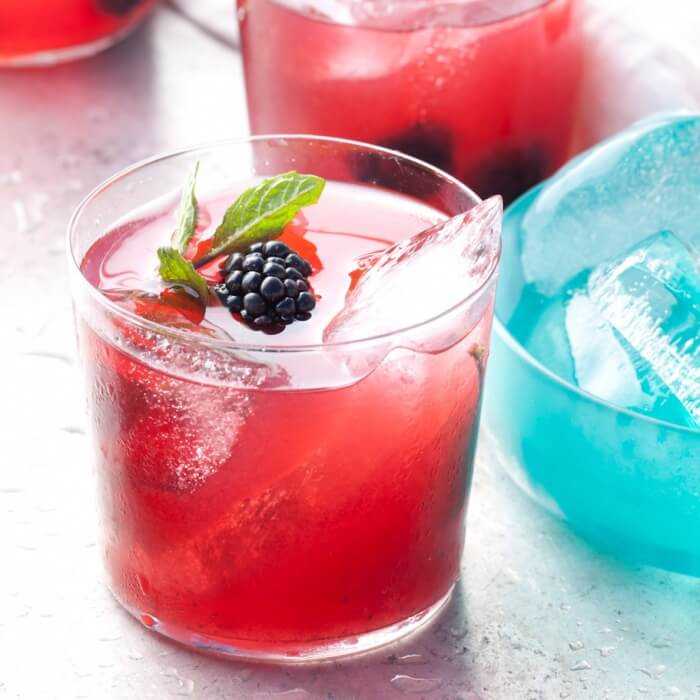 Blueberry Mint Juleps