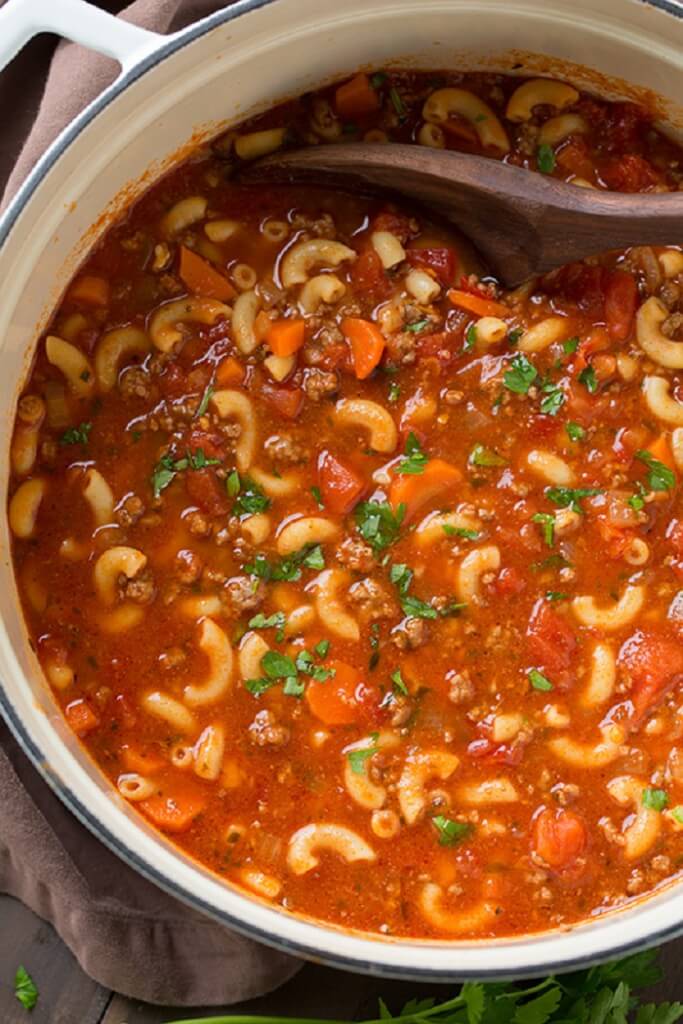Hamburger And Macaroni Hamburger And Macaroni