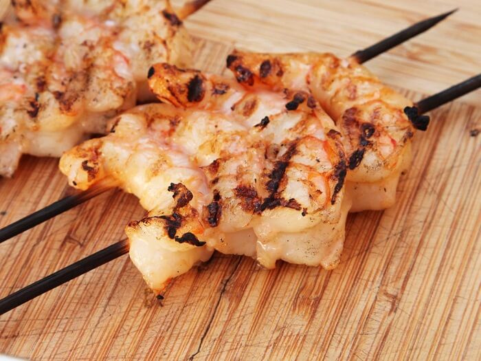 Grilled Garlic And Anise Shrimp