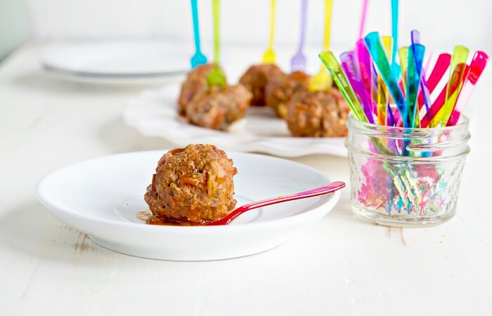 Bacon Cheeseburger Party Meatball