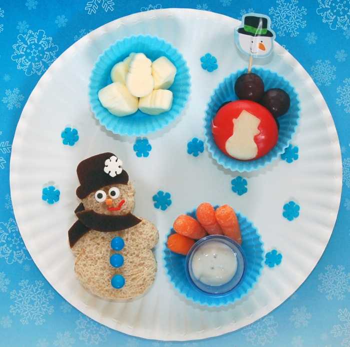 Snowman Bento Box