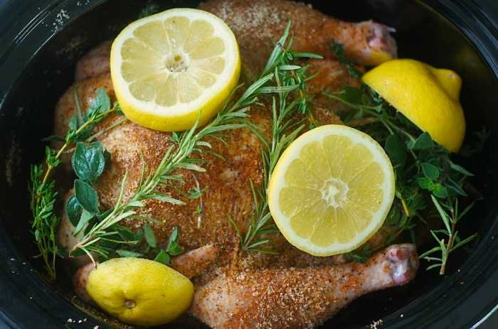 Slow Cooker Whole Roasted Chicken Slow Cooker Whole Roasted Chicken
