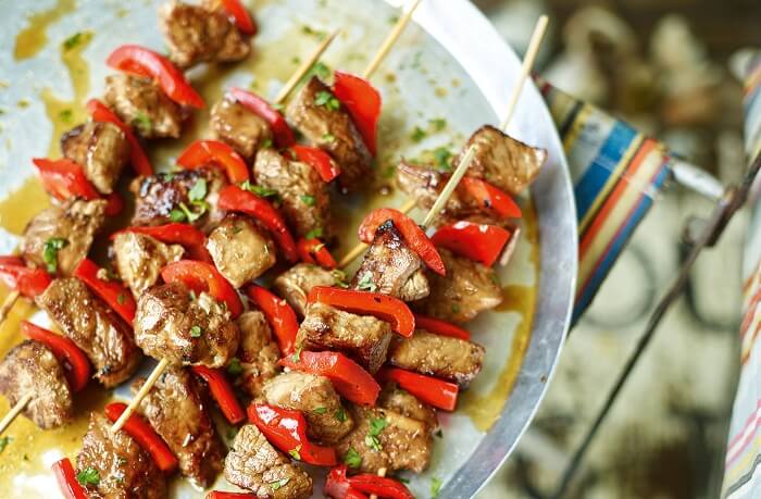 Spicy Beef Kabobs