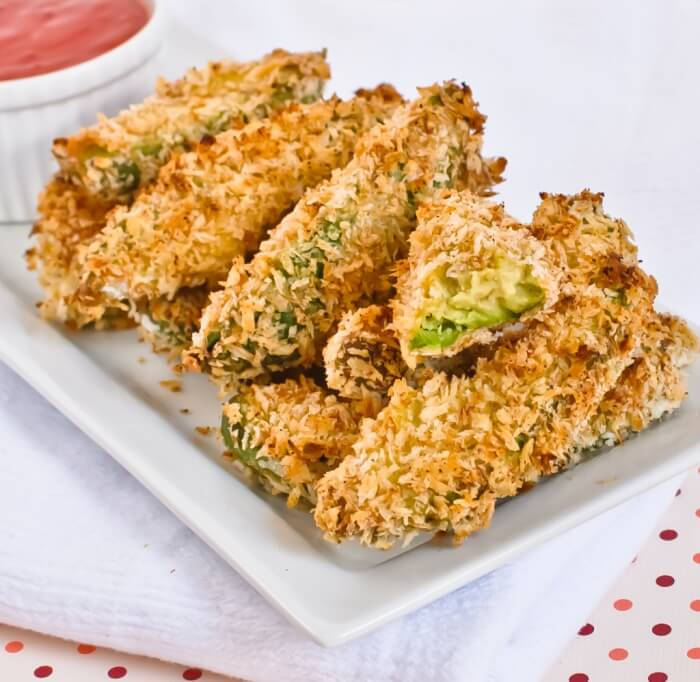 Baked Avocado Fries Baked Avocado Fries
