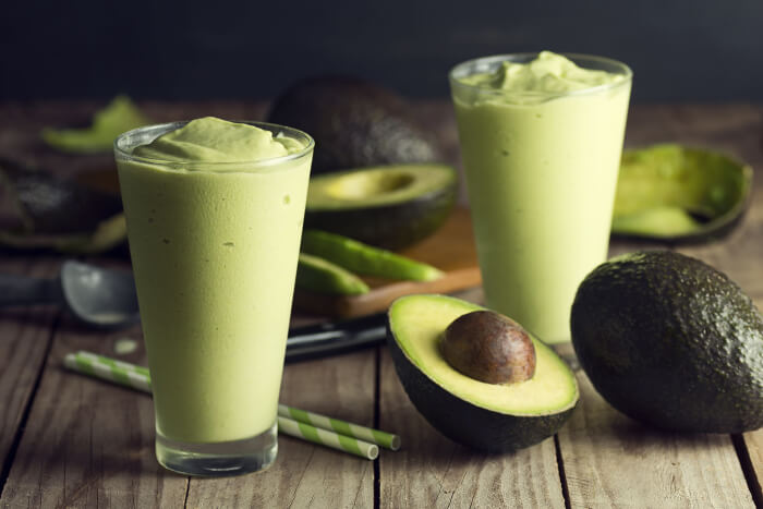 Smoothie With Avocado Smoothie With Avocado