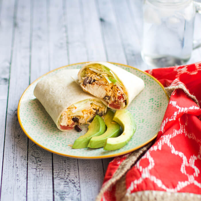BBQ Chicken Burritos