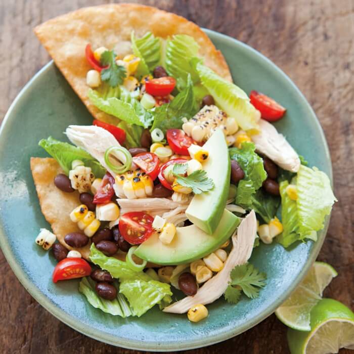 Chicken Tostada Salad