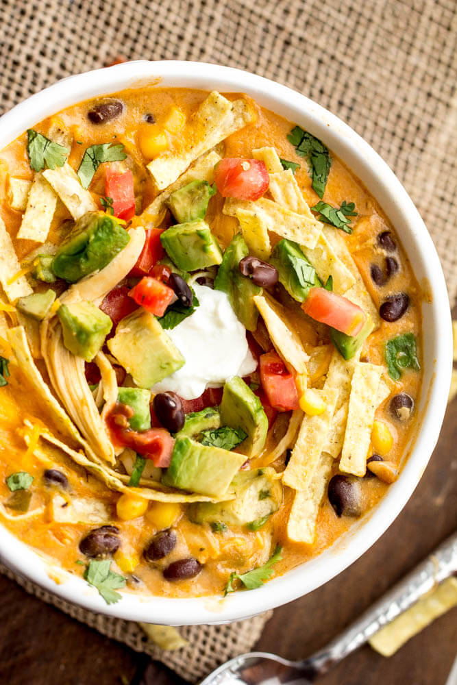 Crockpot Chicken Fajita Soup Crockpot Chicken Fajita Soup