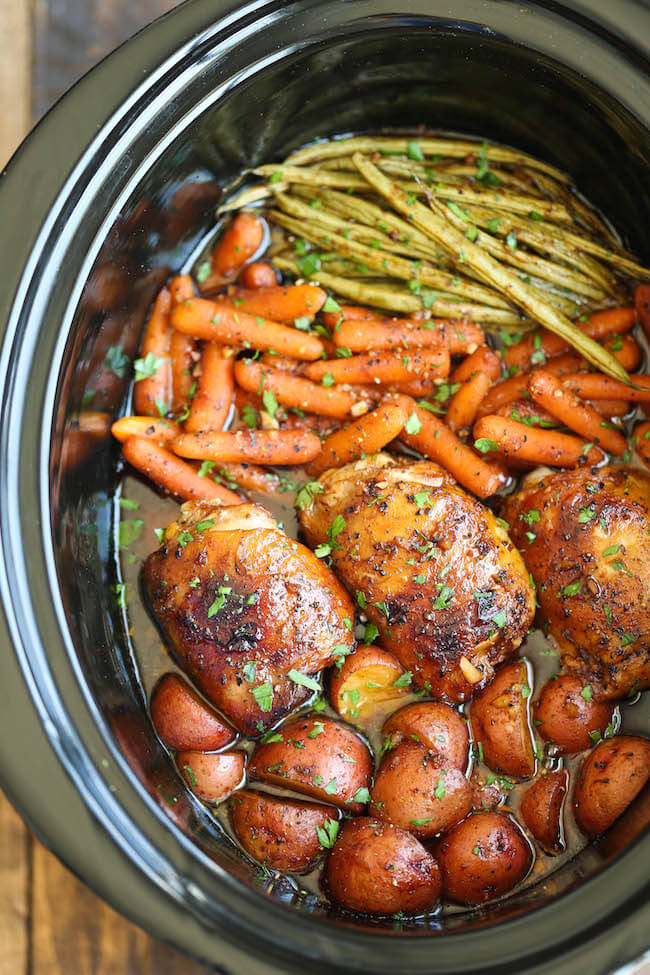 Crockpot Chicken and Veggies Crockpot Chicken and Veggies