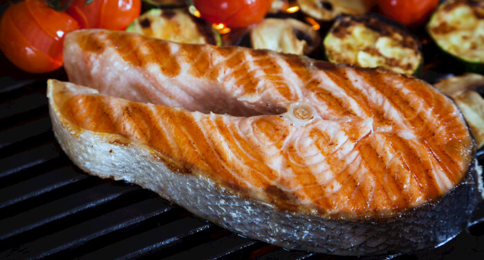 Grilled-salmon