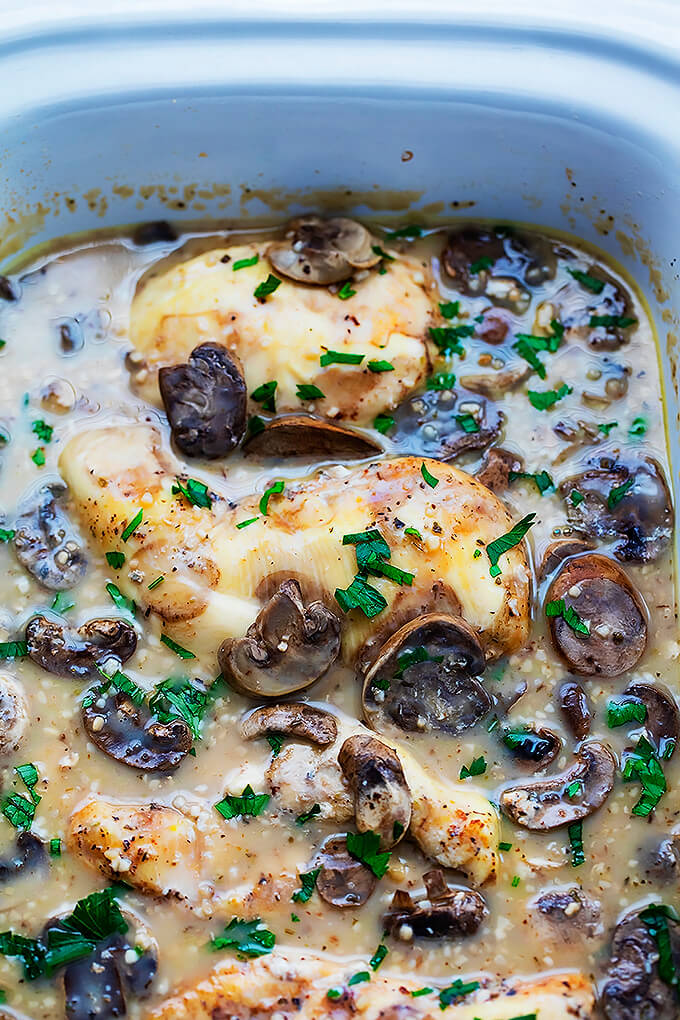 Crockpot Chicken Marsala Crockpot Chicken Marsala