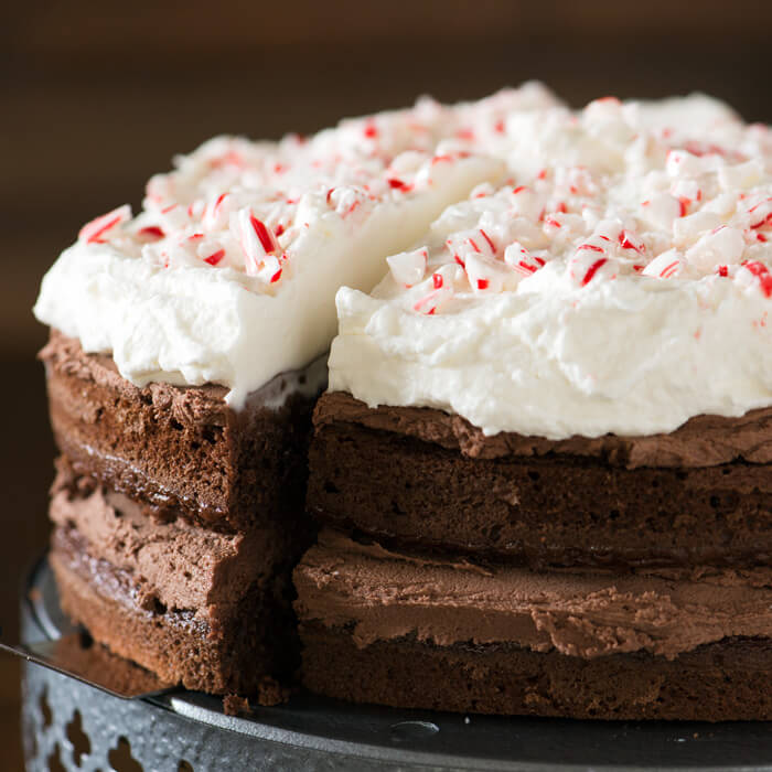 Peppermint Mocha Cake