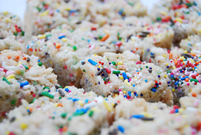 Funfetti Rice Krispie Treats