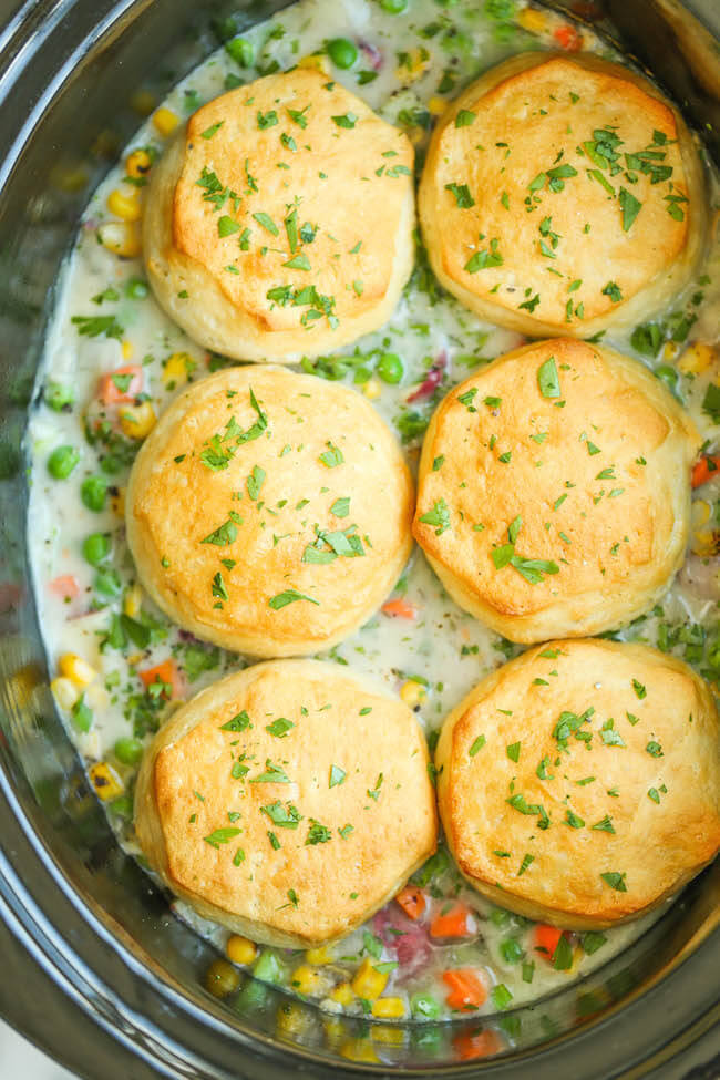 Crockpot Chicken Pot Pie Crockpot Chicken Pot Pie