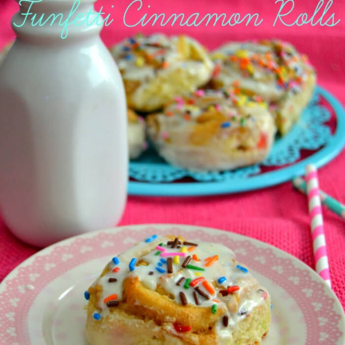 Funfetti Cinnamon Rolls