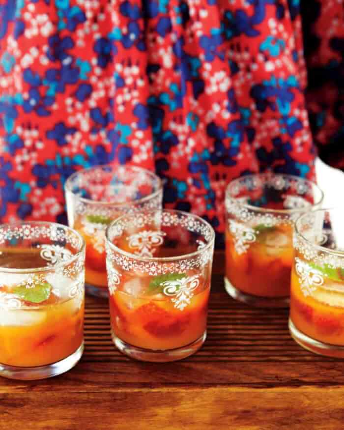 Mandarin Mint & Strawberry Coolers