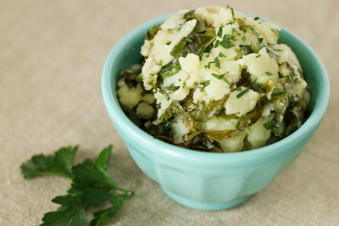 garlic mashed potatoes