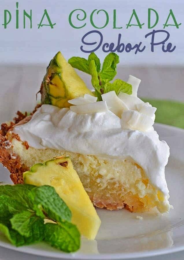 Pina Colada Icebox Pie