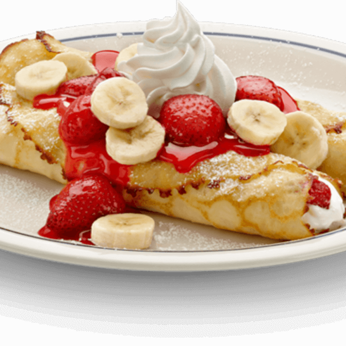 strawberry creme crepes